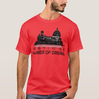 T-shirt Coordonnées GPS Florence Skyline Dream City