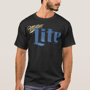 T-shirt Coors Miller Lite Classic Design Avant Et Arrière