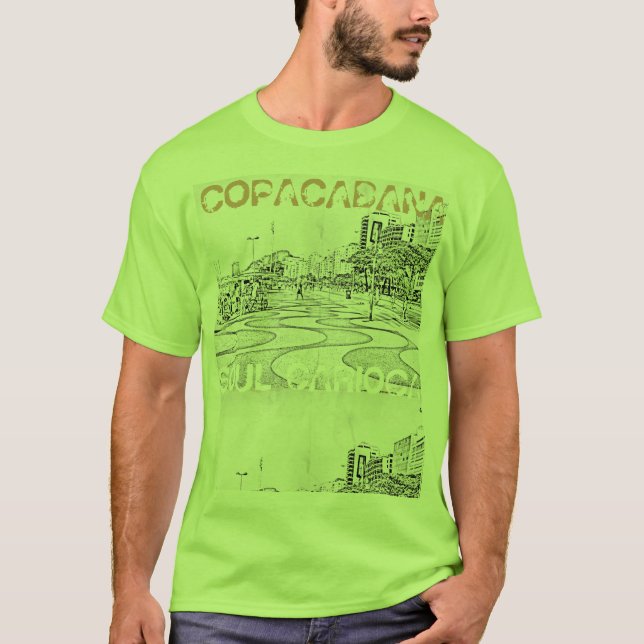 T-shirt Copacabana - Musique soul Originaire de Rio de (Devant)