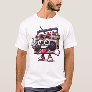 T-shirt Copain Boombox Dessin Animé