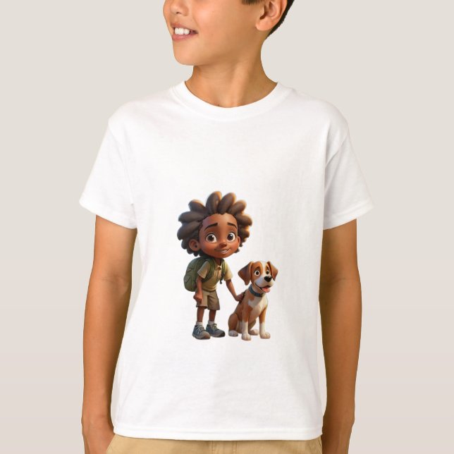 T-shirt Copain de chien (Devant)