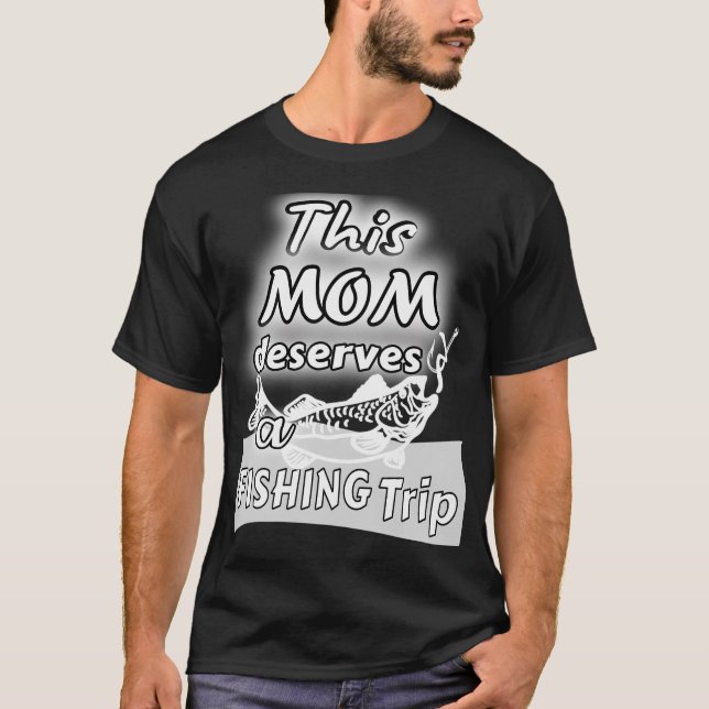 T-shirt Copain de pêche Maman Papa & Moi (Devant)