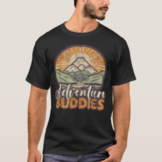 T-shirt Copains d'aventure pour couples aventure de randon