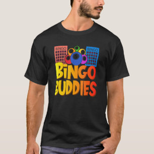 T-shirt Copains de Bingo Jeu de Chance Lotterie Hommes F