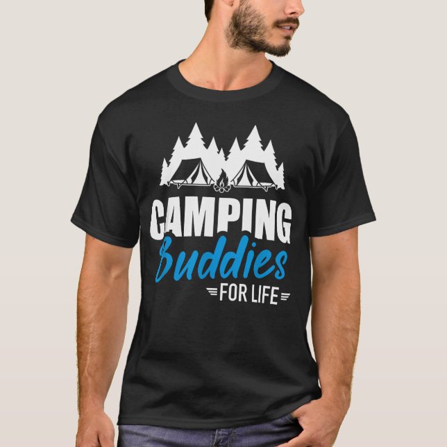 T-shirt Copains de Camping Pour (Devant)