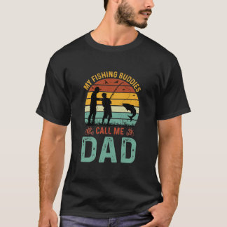 T-shirt Copains de pêche, je suis papa – Papa pêcheur drôl