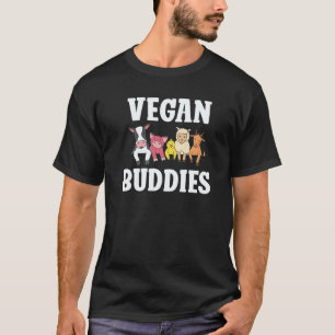 T-shirt Copains végans Animaux végétal Végan