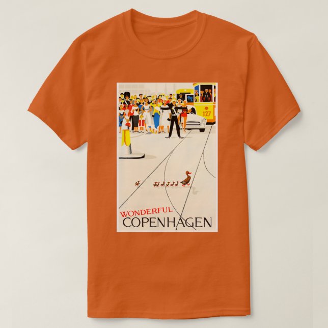 T-shirt Copenhagen Denmark Travel (Design devant)