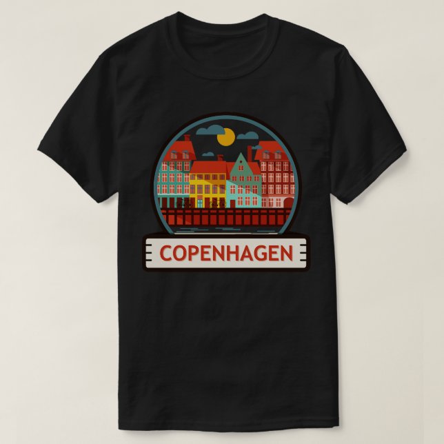 T-shirt Copenhague (Design devant)
