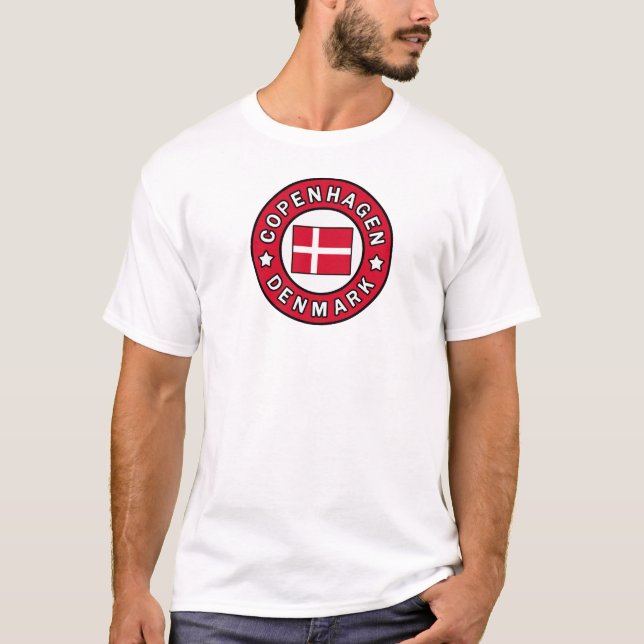T-shirt Copenhague Danemark (Devant)