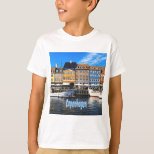 T-shirt Copenhague Danemark Capital Canal Homes Nyhavn