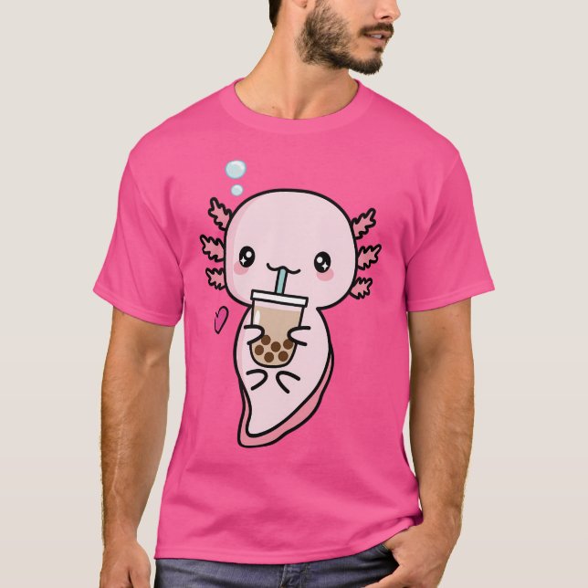 T-shirt Copia De Copia De Copia De Copia De Cute Axolotl S (Devant)