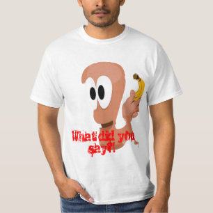 T-shirt copie banana-boy-worm-from-worms-2992, ce qui a