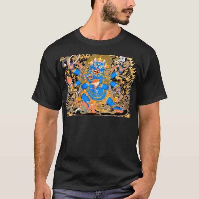 T-shirt Copie bouddhiste tibétaine d'art (Devant)
