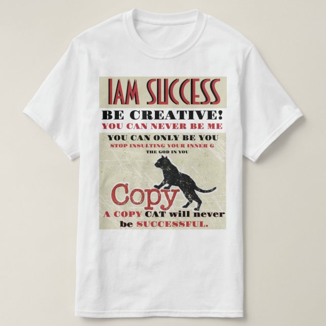 T-SHIRT COPIE CAT (Design devant)