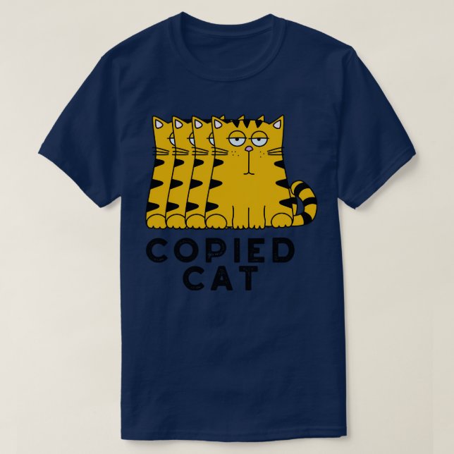 T-shirt Copié Cat Cute Animal Pun 1 (Design devant)