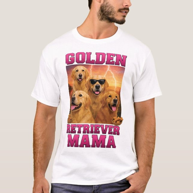 T-shirt Copie Copie de Retriever doré (Devant)