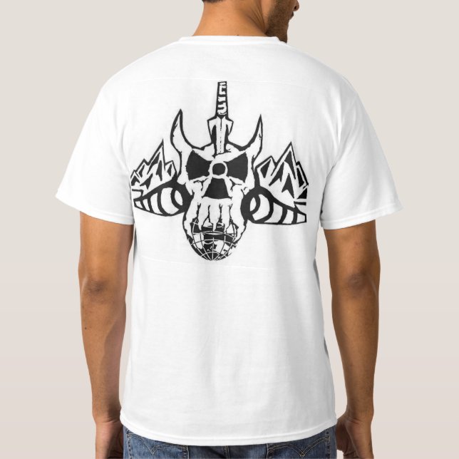 T-shirt Copie de crâne d'EarthBoarder d'édition limitée (Dos)