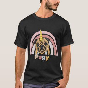 T-shirt Copie de Cute Pug - Dessin à la main, cute pugy ar