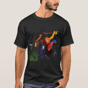 T-shirt Copie de %%Face--Colourfull-Aba&&