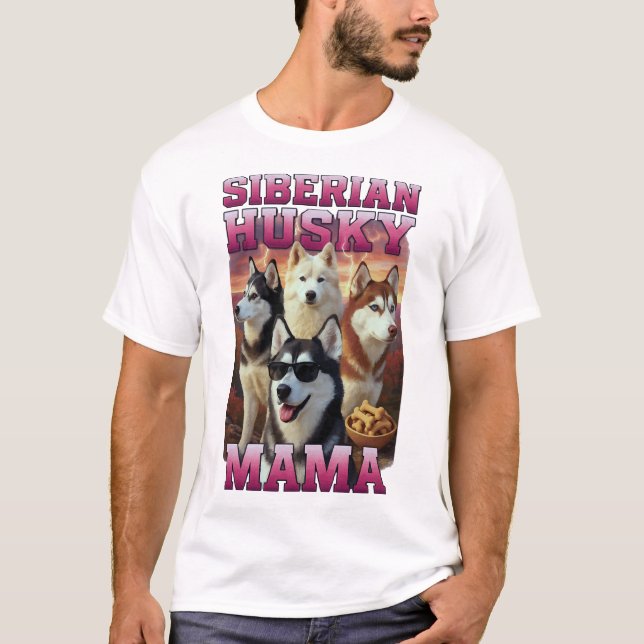 T-shirt Copie de Husky sibérien Copie (Devant)