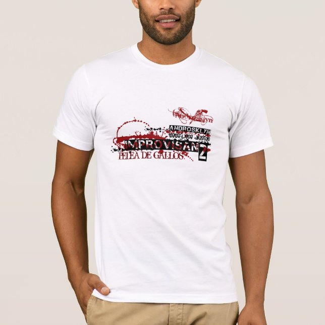 T-shirt Copie de la CONCEPTION IMPROVISAN2, cannette de (Devant)