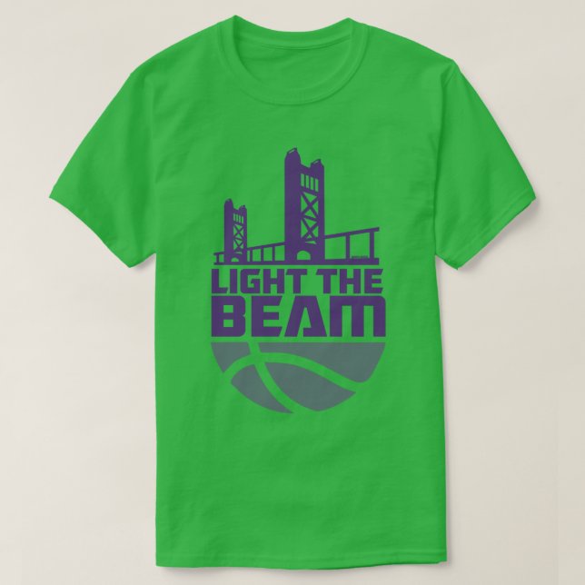 T-shirt Copie de la lumière du faisceau (Design devant)