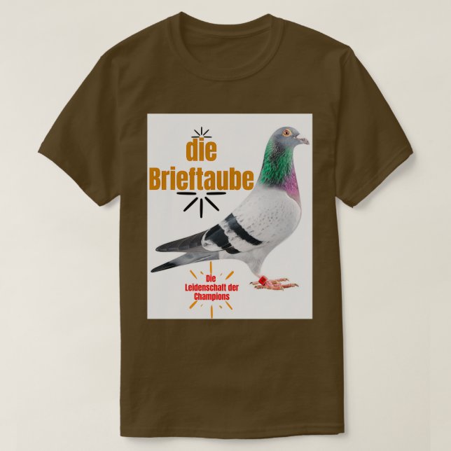 T-shirt Copie de Le pigeon porteur (Design devant)