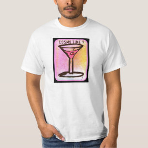 T-SHIRT COPIE DE MARTINI DE ROSE DE TEMPS DE COSMO