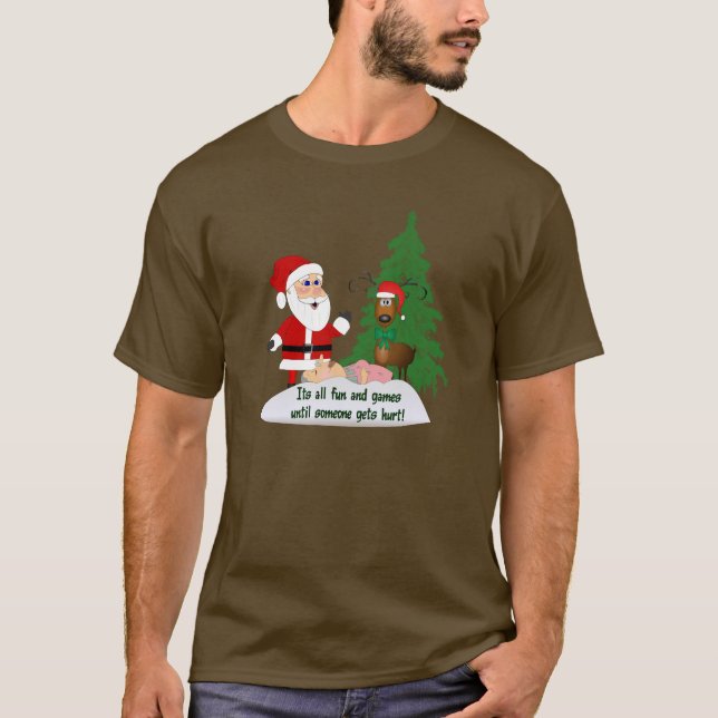 T-shirt Copie de ReindeerGames10x10_apparel (Devant)