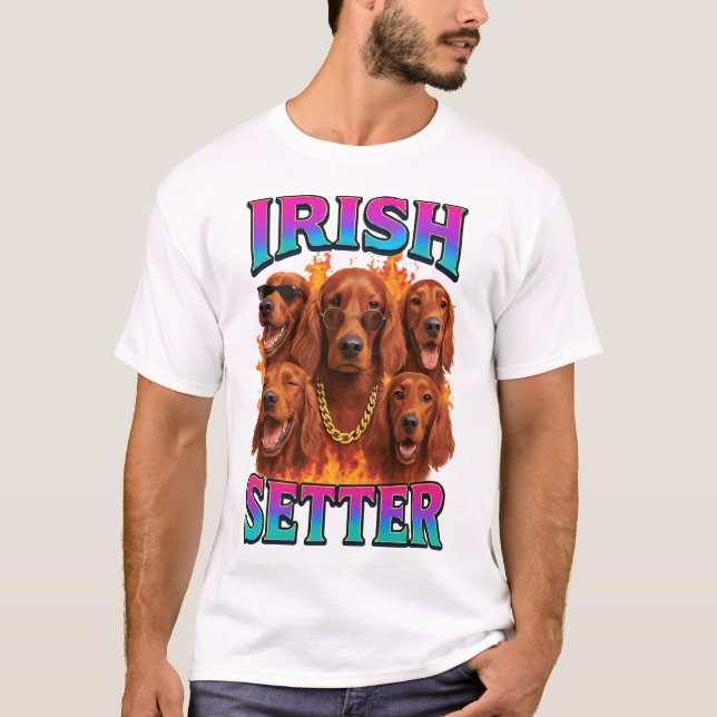 T-shirt Copie de Setter Irlandais (Devant)