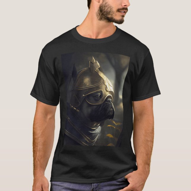 T-shirt Copie de Soldat : Pug (Devant)