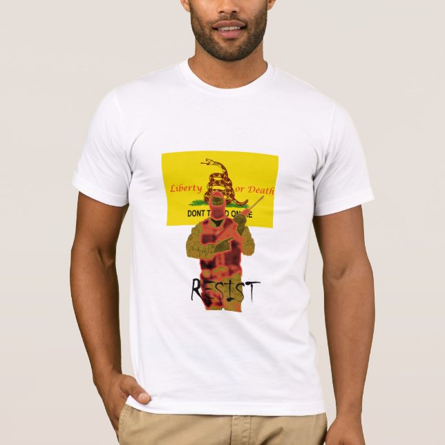 T-shirt copie de treadonme, rsist (Devant)