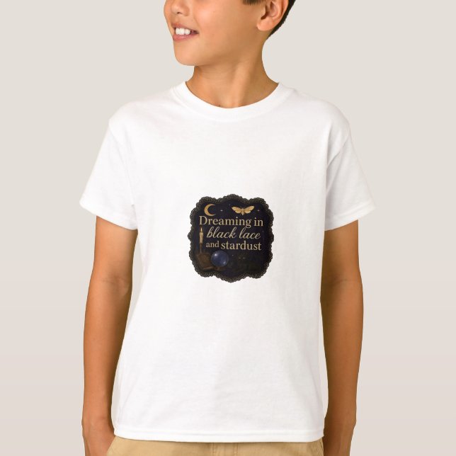 T-shirt Copie De Whimsigoth Imaginaire Forêts Mystiques, L (Devant)