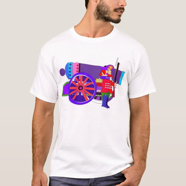 T-shirt copie d'illustrateur du canon 300dpi (Devant)