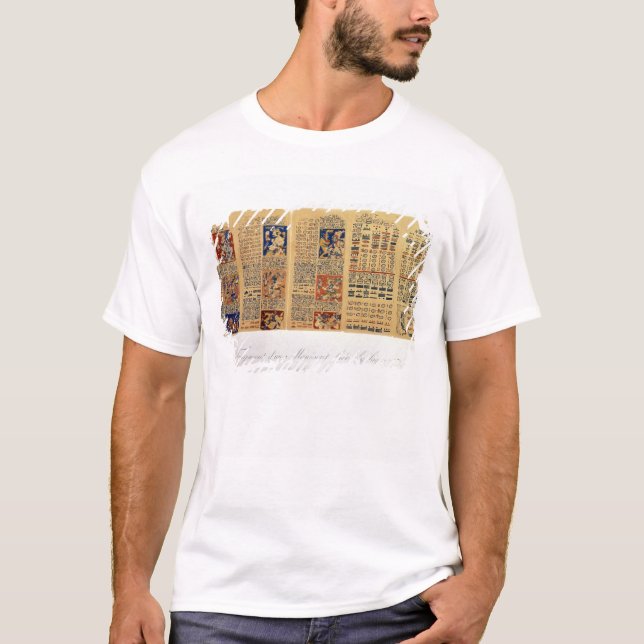 T-shirt Copie d'un fragment du codex de Dresde (Devant)