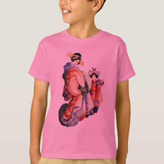 T-shirt Copie japonaise de bois de graveur