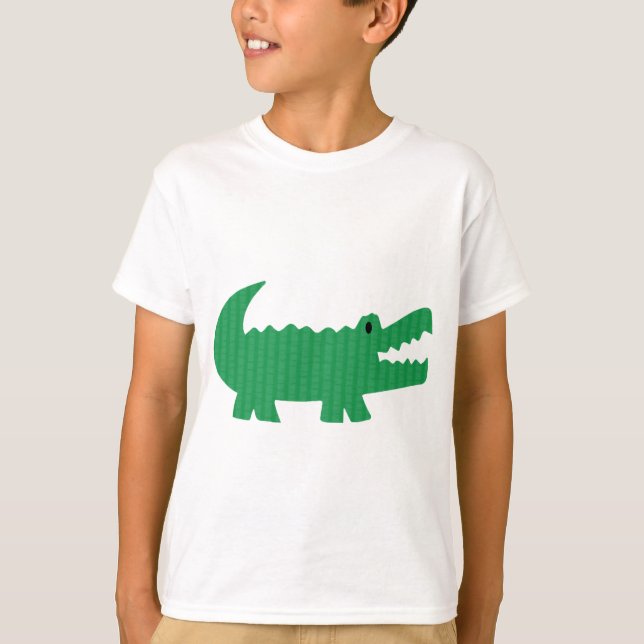 T-shirt Copie personnalisée d'alligator (Devant)