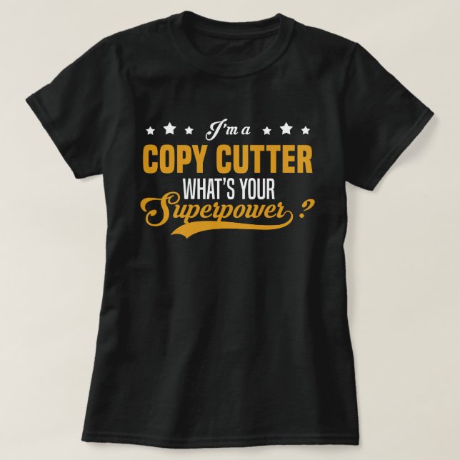 T-shirt Copier le coupeur (Design devant)