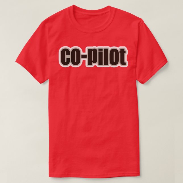 T-shirt Copilot  (Design devant)