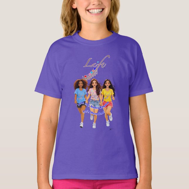 T-shirt Copines-Amusons-nous (Devant)