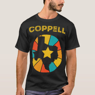 T-shirt Coppell Texas Vintage Souvenir déshabillé 1