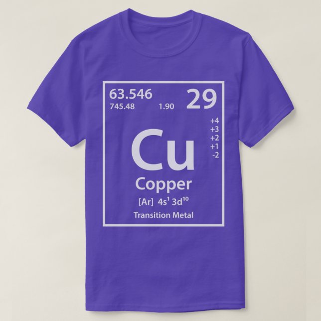 T-shirt Copper Element  (Design devant)