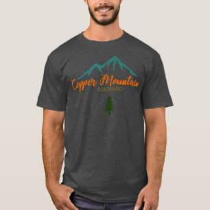 T-shirt Copper Mountain Retro Aventure Ski Snowboard S