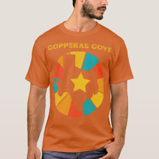 T-shirt Copperas Cove Texas Vintage Souvenir déshabillé 1