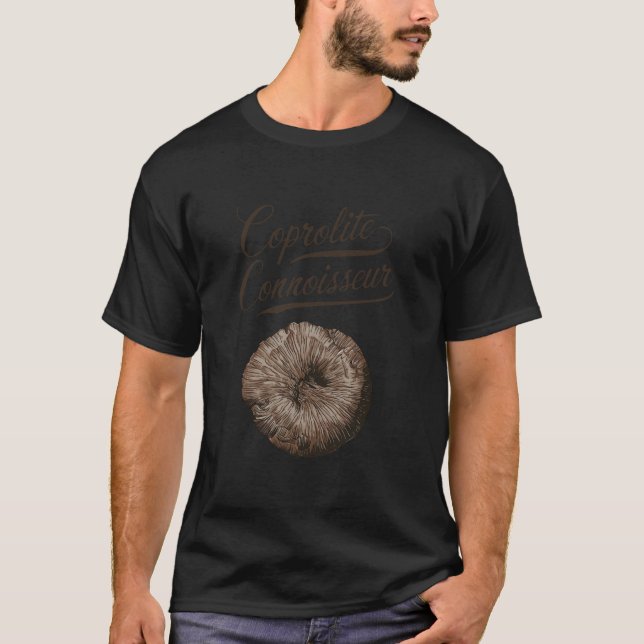 T-shirt Coprolite Connoisseur Hommes Et Femmes Fossile Raf (Devant)