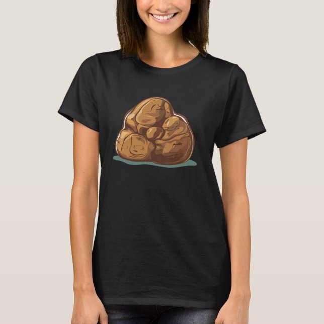 T-shirt Coprolites Fossil Dinosaur Dung Fossiles (Devant)