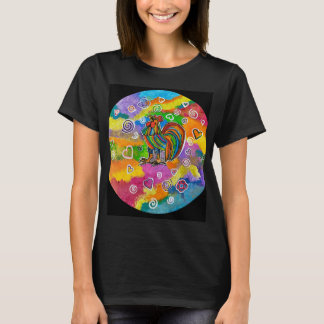 T-shirt Coq amoureux