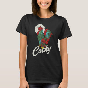 T-shirt Coq arrogant pour poule
