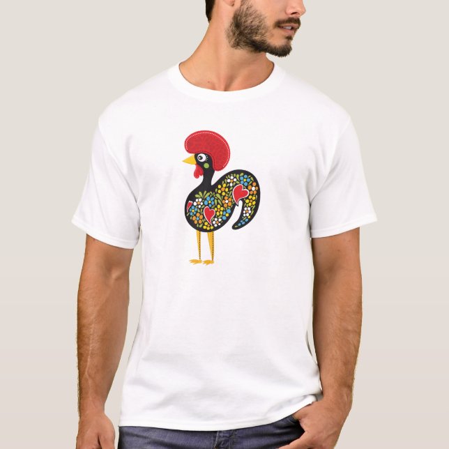 T-shirt Coq célèbre de Barcelos Portugal Nr. 07 (Devant)